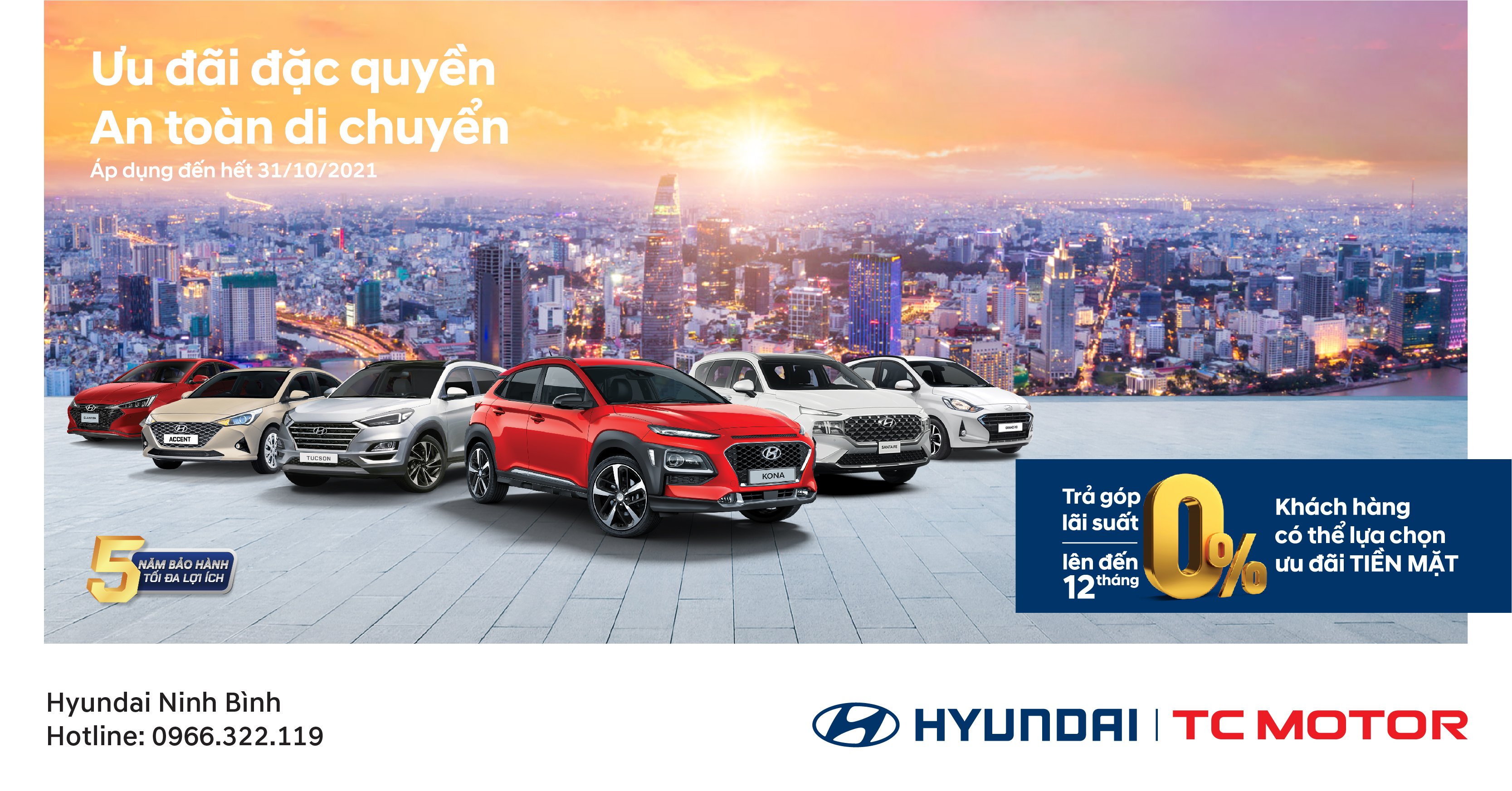 ƯU ĐÃI ĐẶC QUYỀN – AN TOÀN DI CHUYỂN THÁNG 10